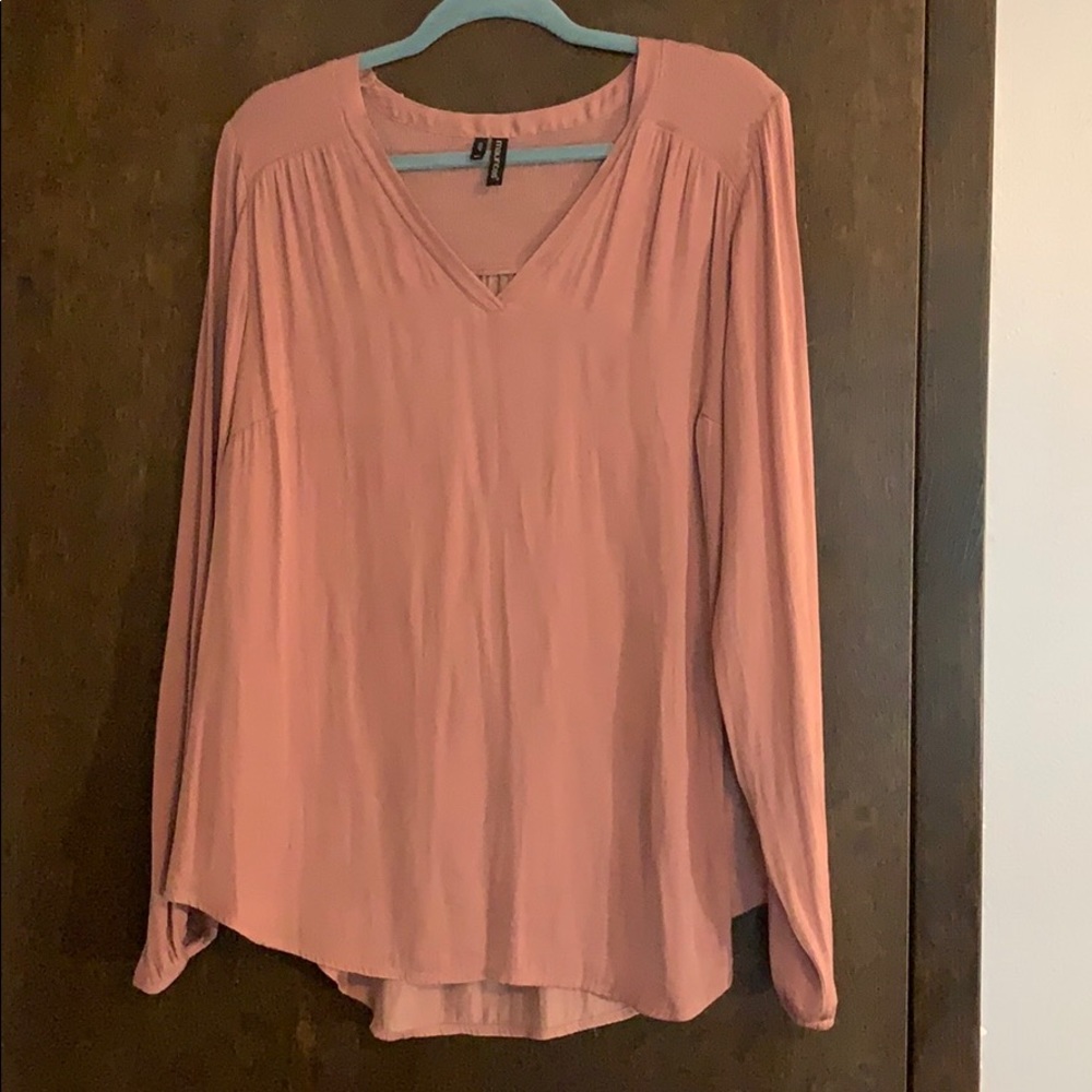 Blush blouse